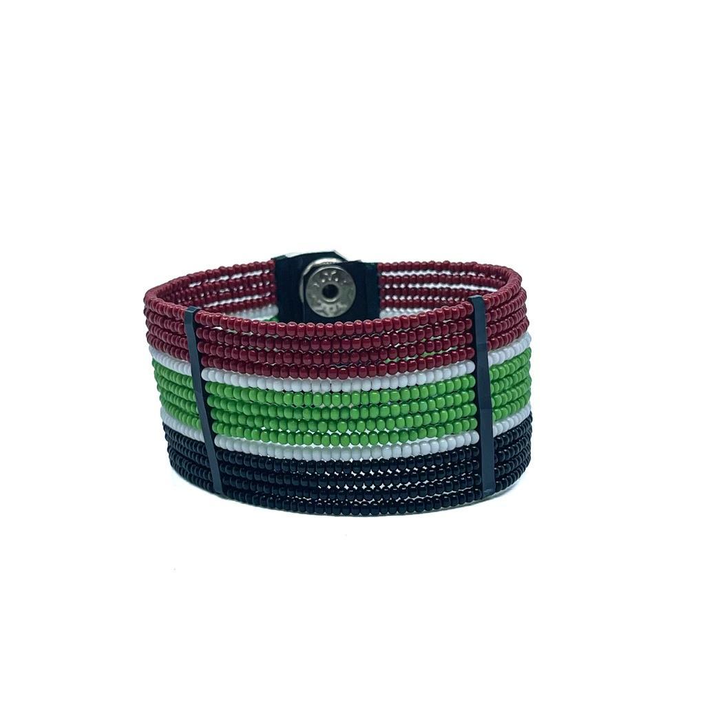 Wide Kenyan Bracelet