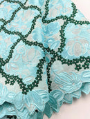 Shades Of Green Cotton Lace