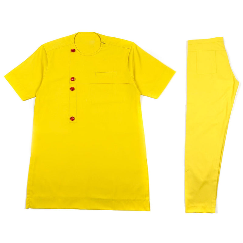 Yellow Short Sleeve Set