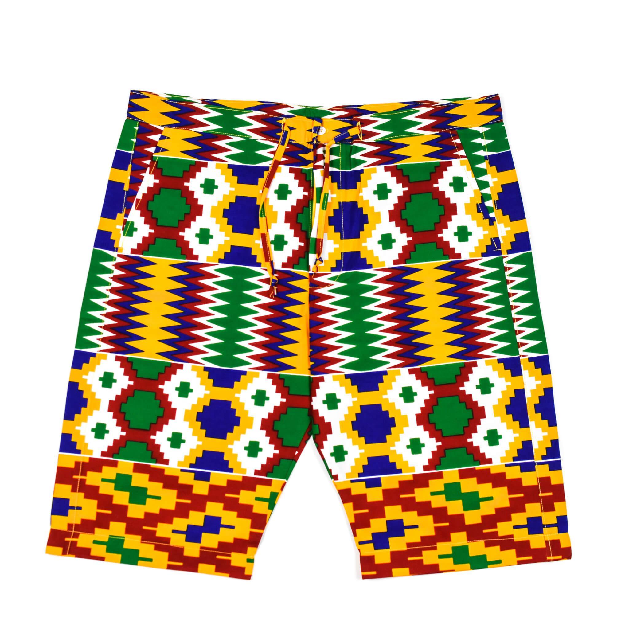 Multi-colored Kente Shorts
