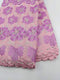 Pink Unique Cotton Lace