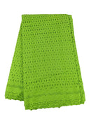 Green Cotton Dry Lace