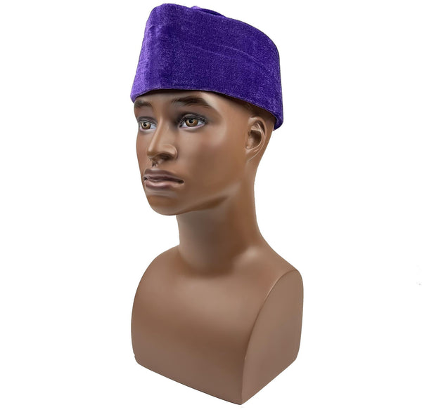 Purple Velvet Hat
