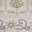 Cream Net Sequence Lace