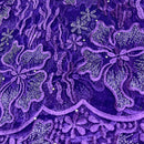 Royal Purple Net Lace