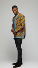 $$Elegant Embroidered Long-sleeve Dashiki - AFRIKAN ATTIRE - african_clothing - Apparel - african_attireAFRIKAN ATTIRE - african_fashion