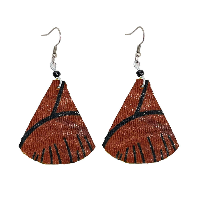 Brown Afrocentric Earrings