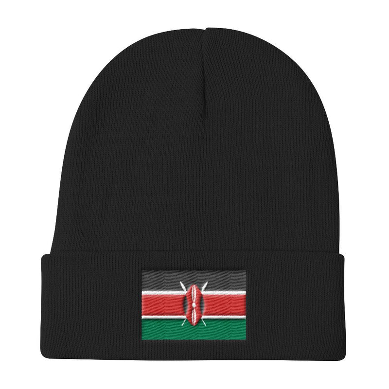 Flag of Kenya Knit Beanie - AFRIKAN ATTIRE -
