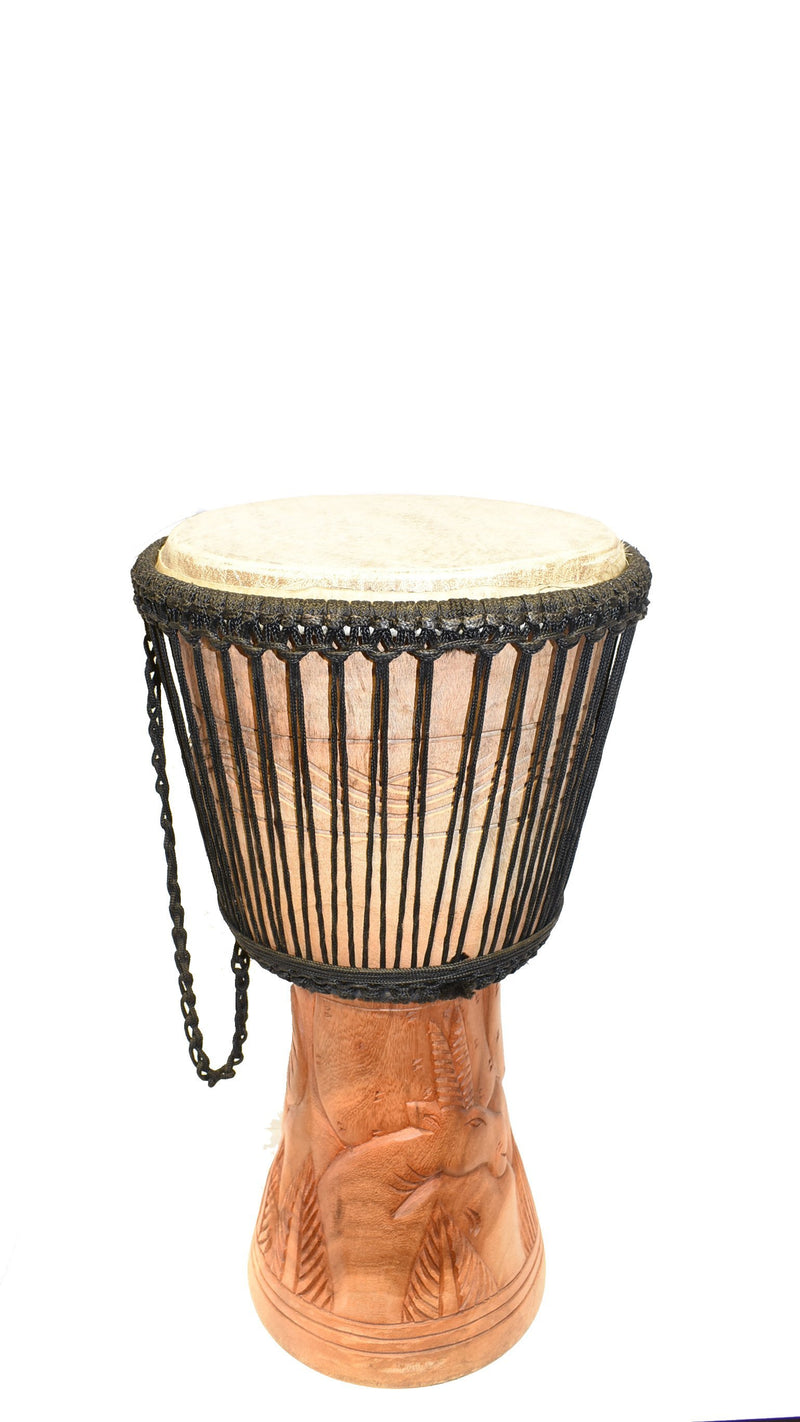 Ghanaian Djembe Drum - Medium - AFRIKAN ATTIRE -