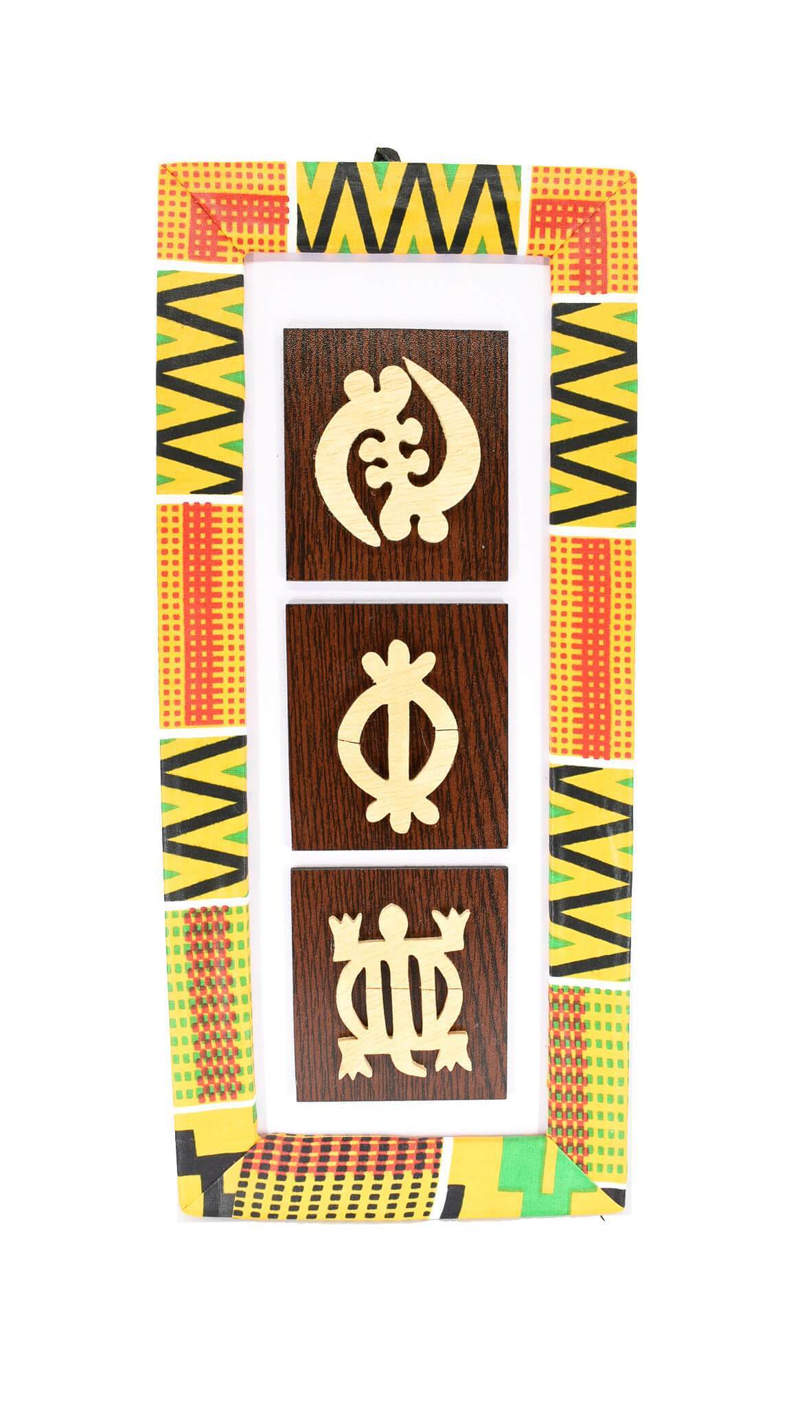 Ghanaian Symbolic Carvings - AFRIKAN ATTIRE - #african_clothing - WALL DECOR