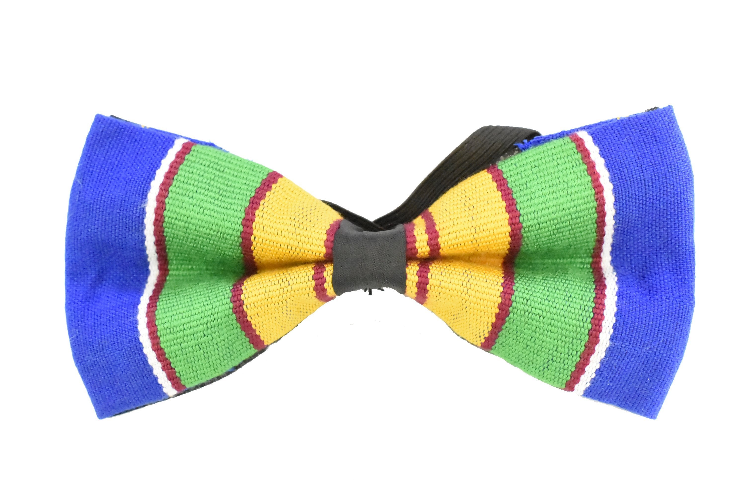 Handwoven Kente Cloth Bowtie - AFRIKAN ATTIRE - #african_clothing - ACCESSORIES