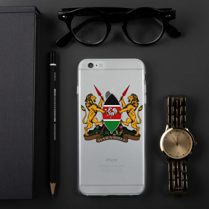 Kenyan Coat of Arms iPhone Case - AFRIKAN ATTIRE -