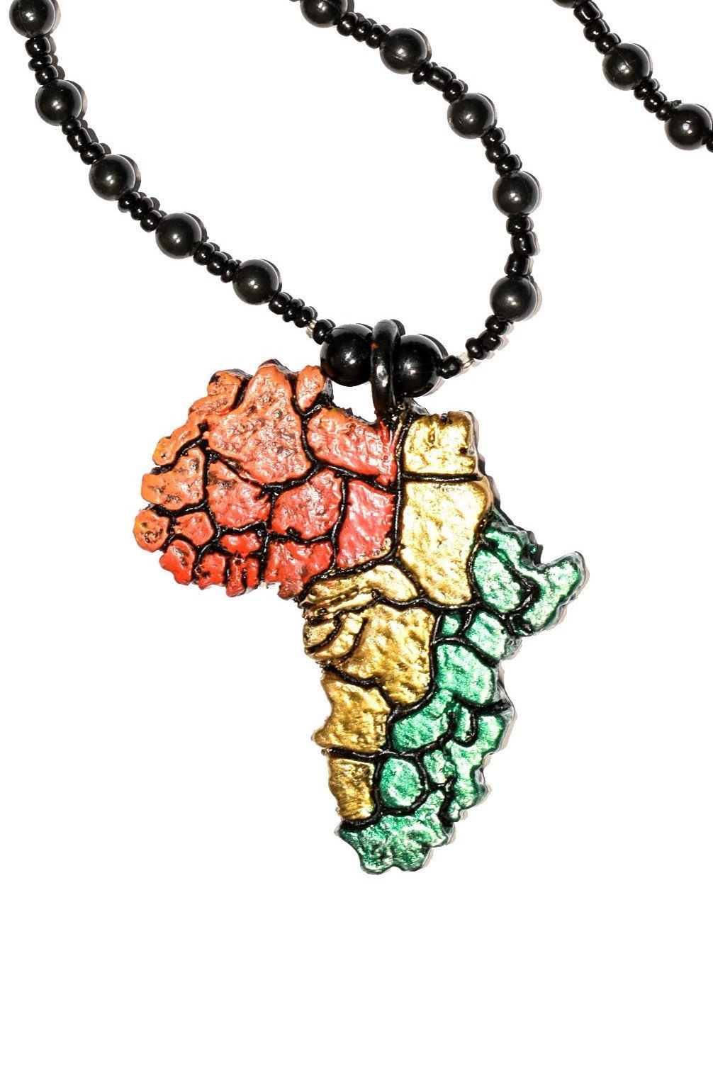 Map of Africa Chain - AFRIKAN ATTIRE - #african_clothing - ACCESSORIES