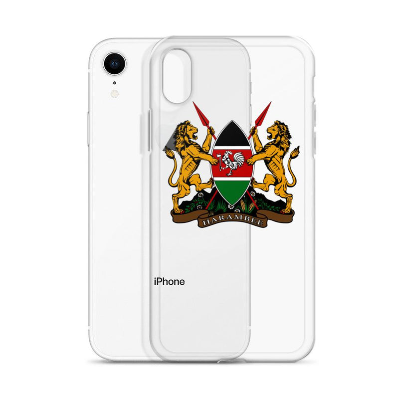 Republic of Kenya Coat of Arms iPhone Case - AFRIKAN ATTIRE -