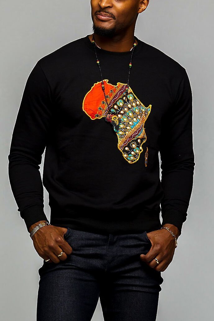 Urban Africa Sweatshirt - AFRIKAN ATTIRE - #african_clothing -