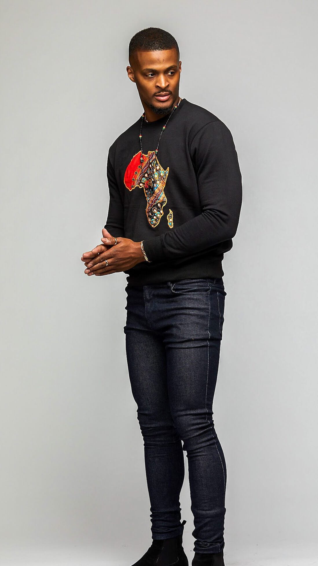 Urban Africa Sweatshirt - AFRIKAN ATTIRE - #african_clothing -